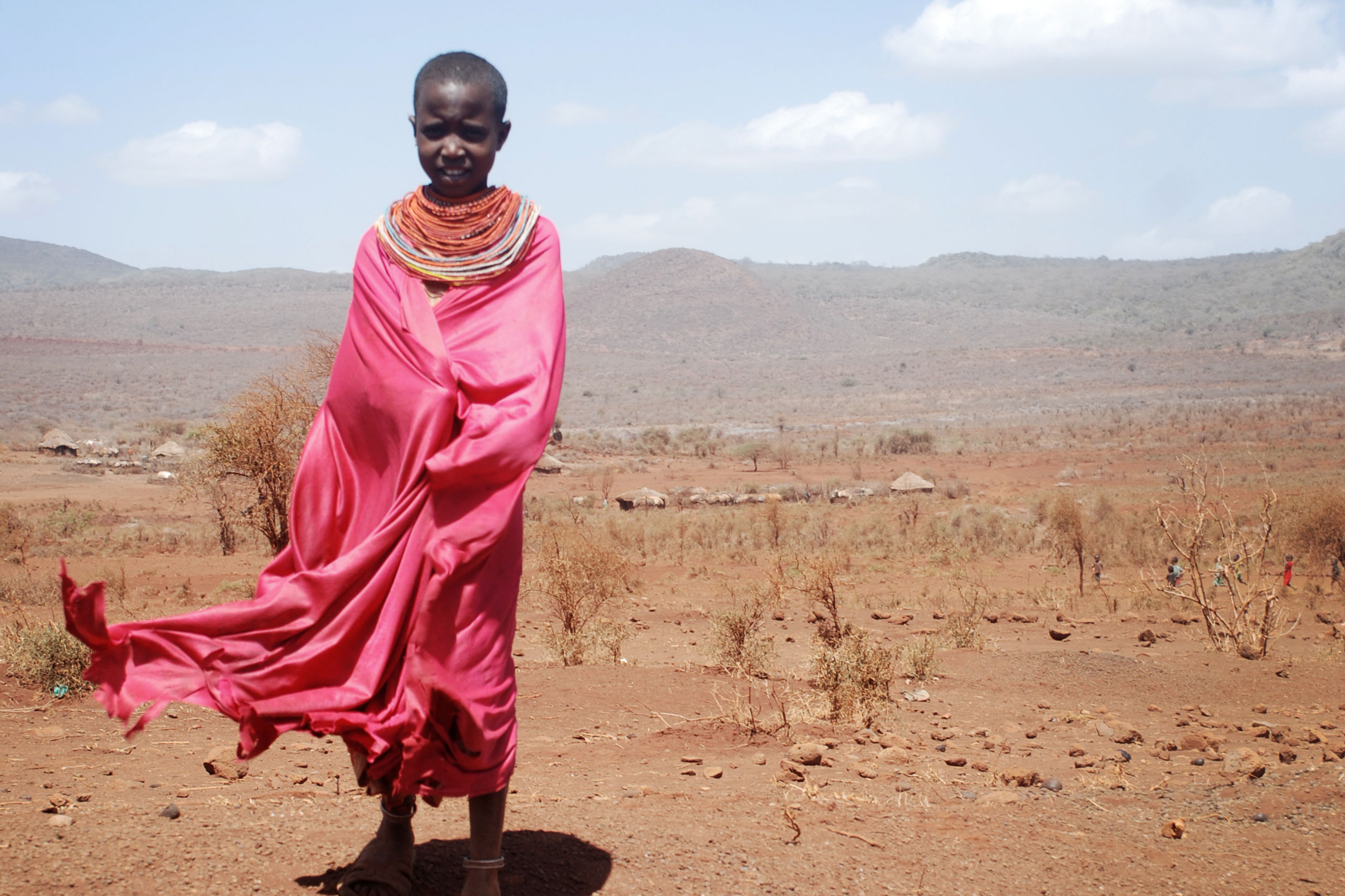 Mädchen in Kenia