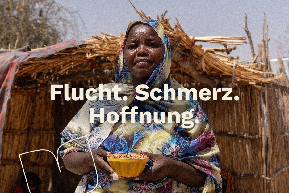 Khamisssa im Flüchtlingslager im Sudan