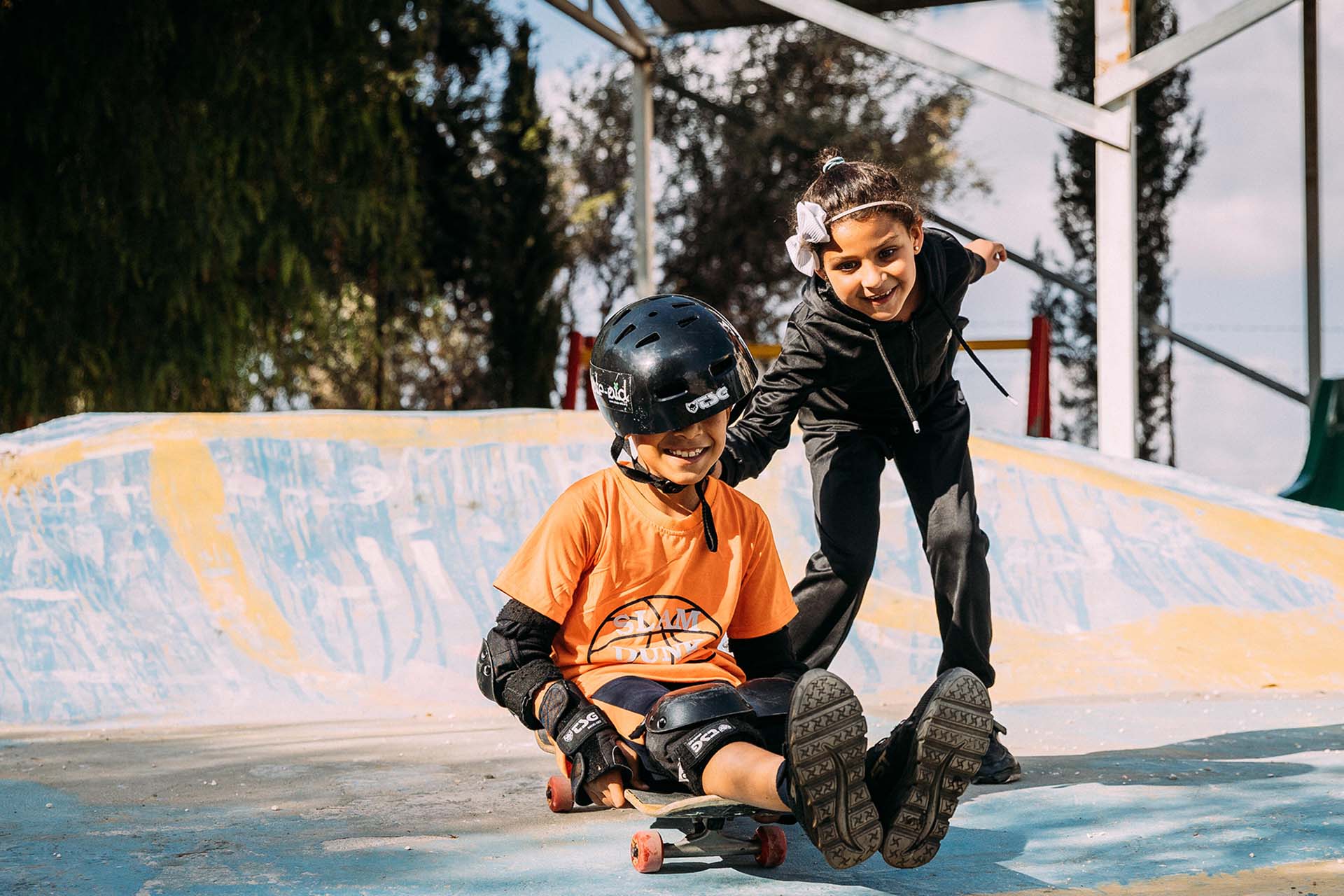 Lulwa, Das Skater Girl | SOS-Kinderdörfer Palästina